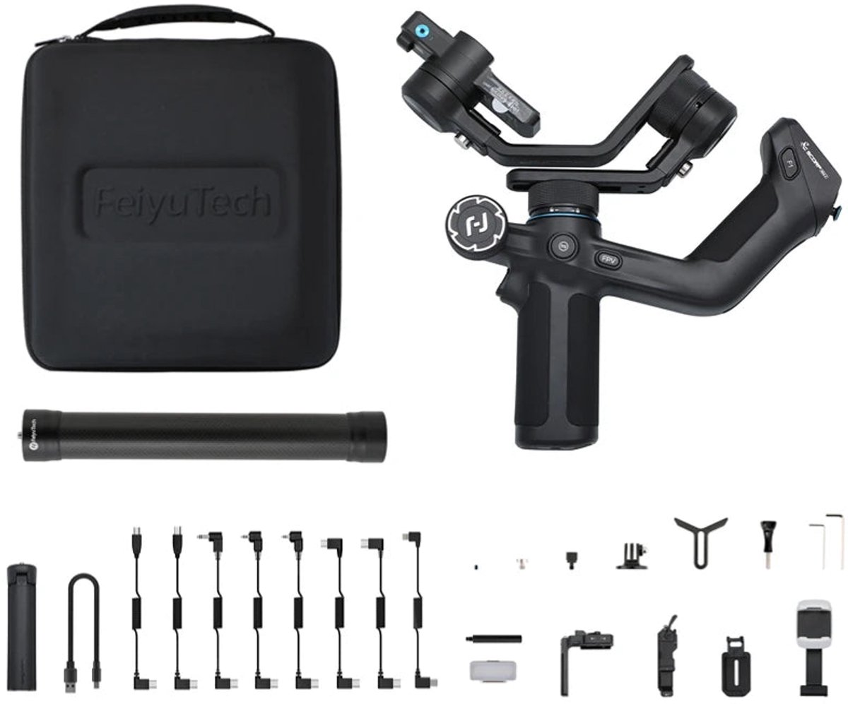 De Gimbal Smartphone 3-Axis Handheld Zwart AI-Tracker Magnetic Fill in één oogopslag