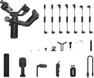Gimbal Smartphone 3-Axis Zwart Handheld AI-tracker Magnetic Fill