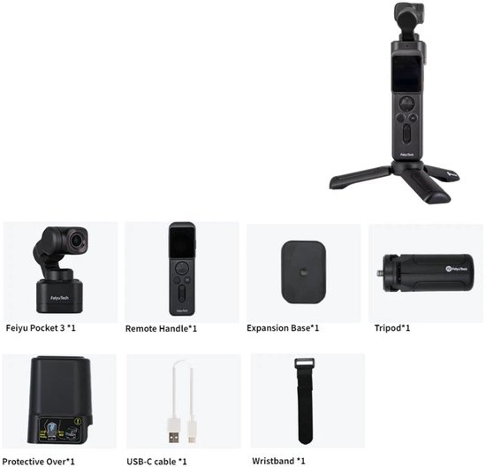 Professionele stabiliteit voor smartphone en camera: ontdek de draadloze 3-assige gimbal