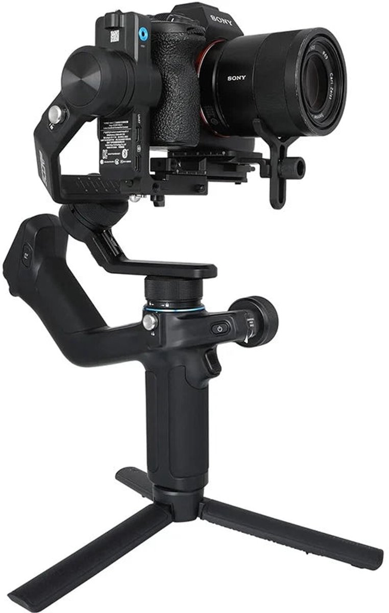 De Gimbal smartphone handheld 3-assig voor Sony A7III GoPro iPhone Samsung in één oogopslag