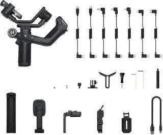 Gimbal smartphone handheld 3-assig voor Sony A7III GoPro iPhone Samsung