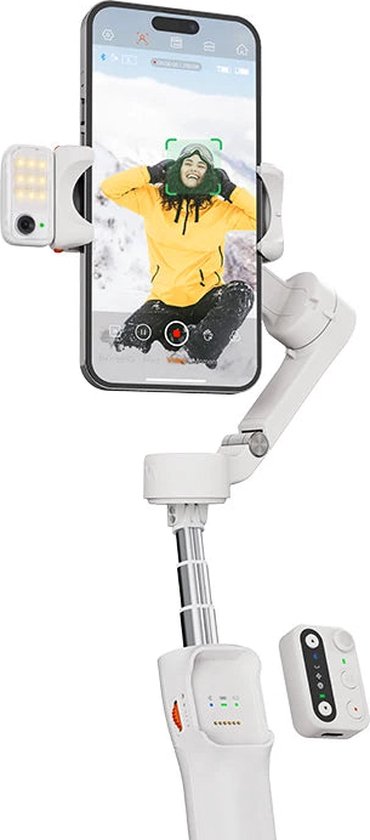 Gimbal Smartphone Handheld 3-Axis Wit Koolstofvezel review