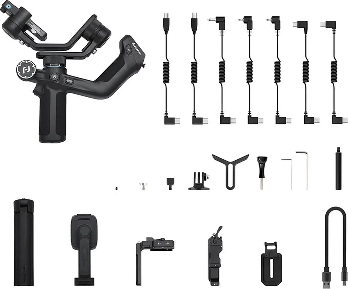De Gimbal Smartphone Handheld 3-Axis Zwart in één oogopslag
