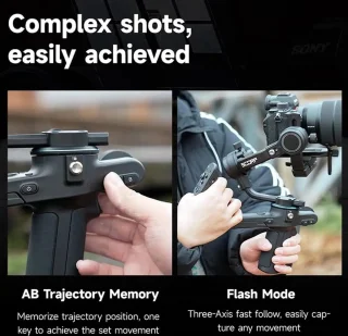 Gimbal Smartphone Stabilisator 3-Axis Zwart