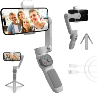 Gimbal Smartphone Stabilizer Steady Kit voor iOS en Android