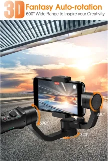 Gimbal Smartphone Stabilizer Steady Kit voor iOS en Android