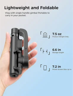 Gimbal Smartphone Stabilizer Steady Kit