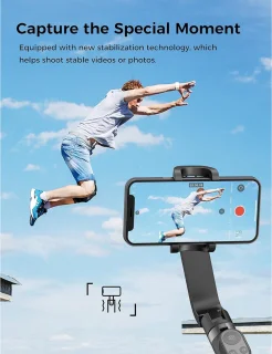 Gimbal Smartphone Stabilizer Steady Kit