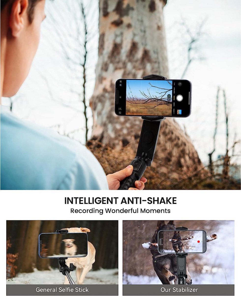 Wat vinden we goed aan de Gimbal Steady Kit Smartphone iOS Android
