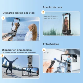 Gimbal Steady Kit Smartphone Stabilizer voor iOS en Android
