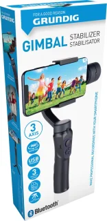 Grundig 2-in-1 Selfiestick en Mini Tripod Zwart