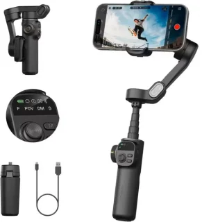 Handheld gimbalstabilisator - Zwart