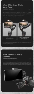 Hohem iSteady M6 Kit - Smartphone Gimbal Zwart