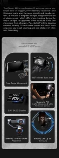 Hohem iSteady M6 Kit - Smartphone Gimbal Zwart