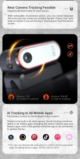 Hohem iSteady M6 Kit - Smartphone Gimbal Zwart