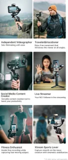 Hohem iSteady M6 smartphone gimbal zwart