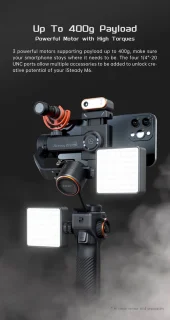 Hohem iSteady M6 smartphone gimbal zwart