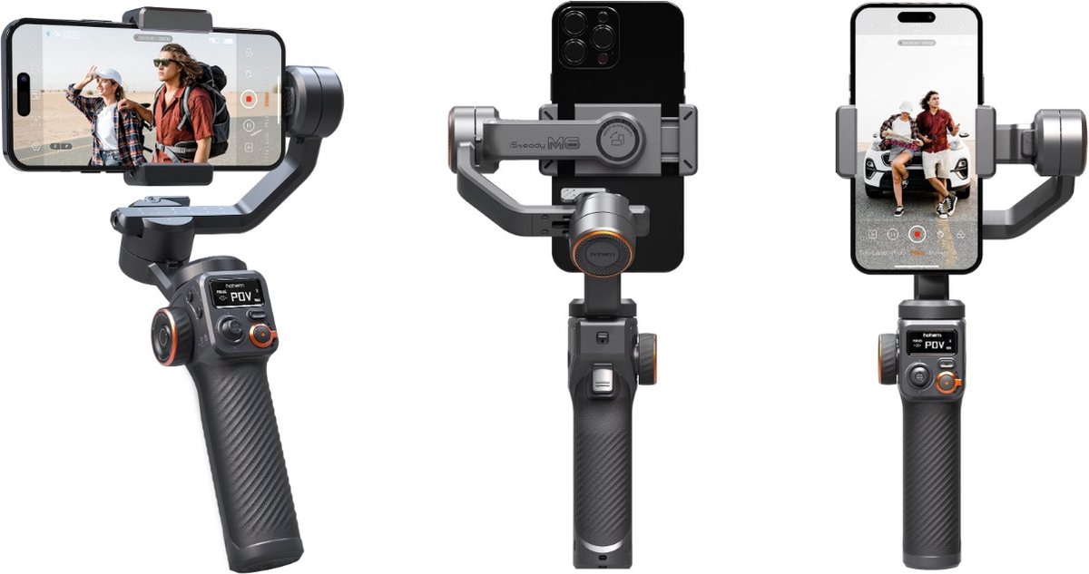 Wat vinden we goed aan de Hohem iSteady M6 smartphone gimbal zwart