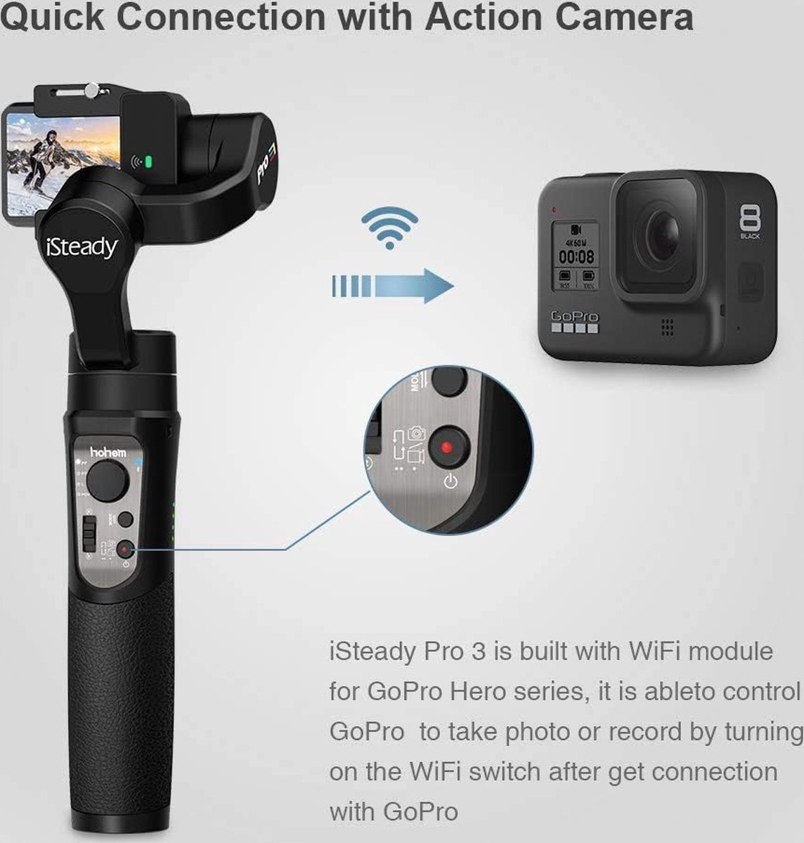 Wat vinden we goed aan de Hohem iSteadyPro 3 Handheld 3-Axis Gimbal Zwart