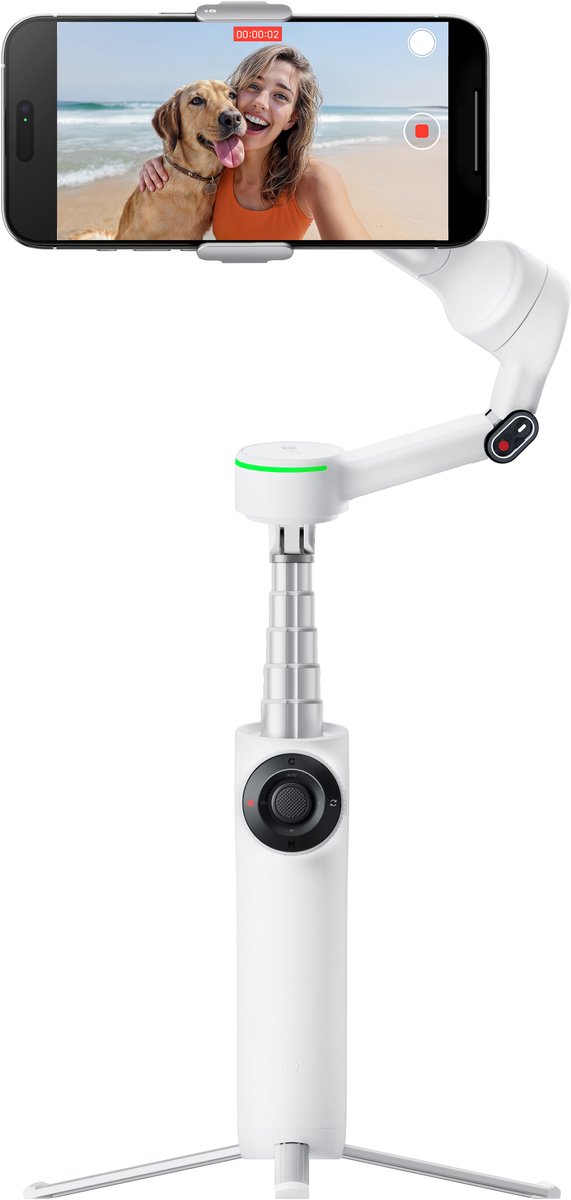 De Insta360 Flow 2 Pro Gimbal Stabilisator in één oogopslag