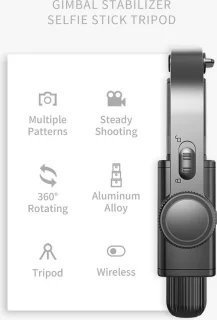 L08 Selfie Stick Gimbal