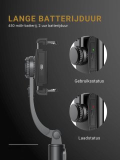 LEVANTU Gimbal Stabilisator Smartphone Tripod Selfiestick