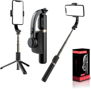 LEVANTU Gimbal Stabilisator Smartphone Tripod Selfiestick