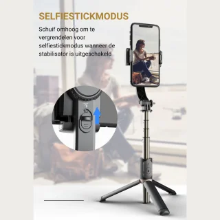 LEVANTU Gimbal Stabilisator Smartphone Tripod Selfiestick