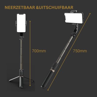 LEVANTU Gimbal Stabilisator Smartphone Tripod Selfiestick
