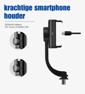 Lordani Luxe 3-assige Smartphone Gimbal Zwart