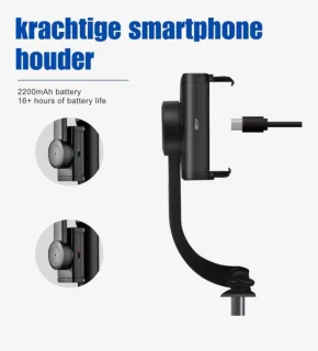 Lordani Luxe 3-assige Smartphone Gimbal Zwart