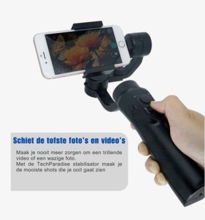 Lordani Luxe 3-assige Smartphone Gimbal Zwart