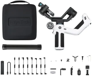 Magnetic Fill Gimbal Smartphone & Camera 3-Axis Zwart/Wit Kit