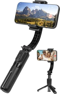 Nuvance Smartphone Gimbal Stabilisator met Statief en Afstandsbediening