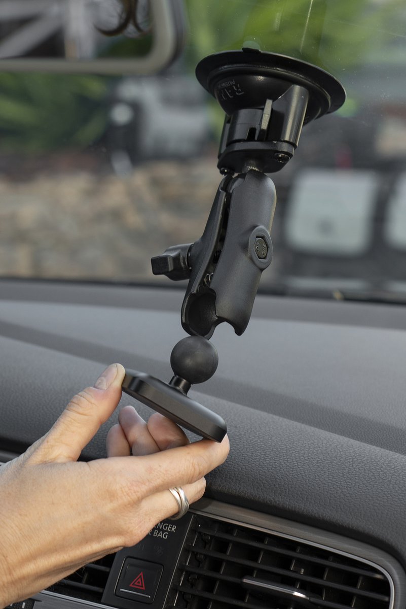Wat vinden we goed aan de Peak Design Mobile Car Mount 1 Ball Adapter Charging v2 Black