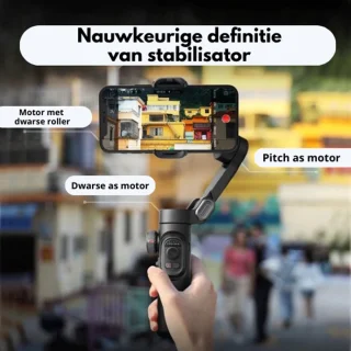 PureVolt 3-Assige Gimbal Selfiestick Statief