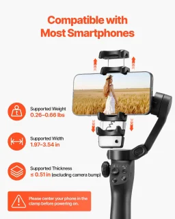 SmartGimbal 3-Assige Smartphone Gimbal