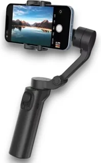 Smartphone Gimbal Stabilizer 3-Assig Zwart