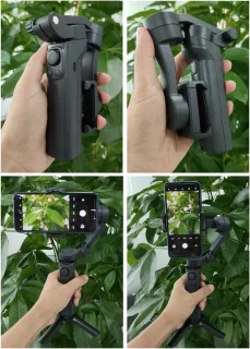 Smartphone Gimbal Stabilizer 3-Assig Zwart