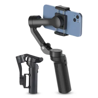 Smartphone stabilisator 3-assige gimbal zwart