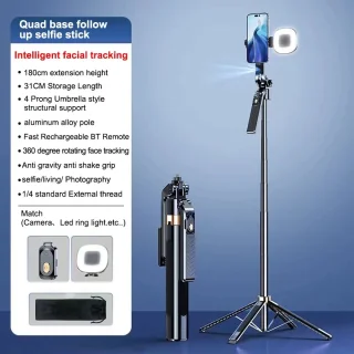Viatel Intellig Selfie Stick Gimbal Telefoonhouder