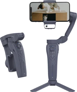 Wuff Gimbal 3-assige Telefoon Stabilisator Zwart