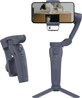Wuff Gimbal 3-assige Telefoon Stabilisator Zwart