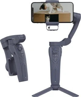 Wuff Gimbal 3-assige Telefoon Stabilisator Zwart