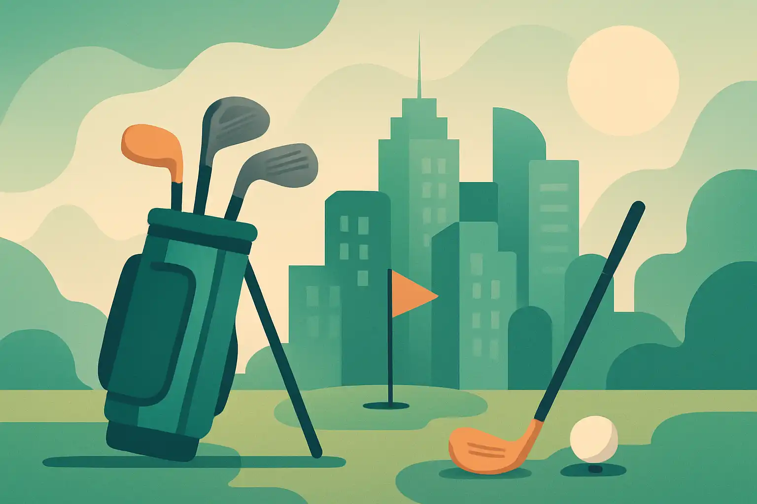 De urban speelset: compacte golfsets en slimme clubs voor golfers in de stad
