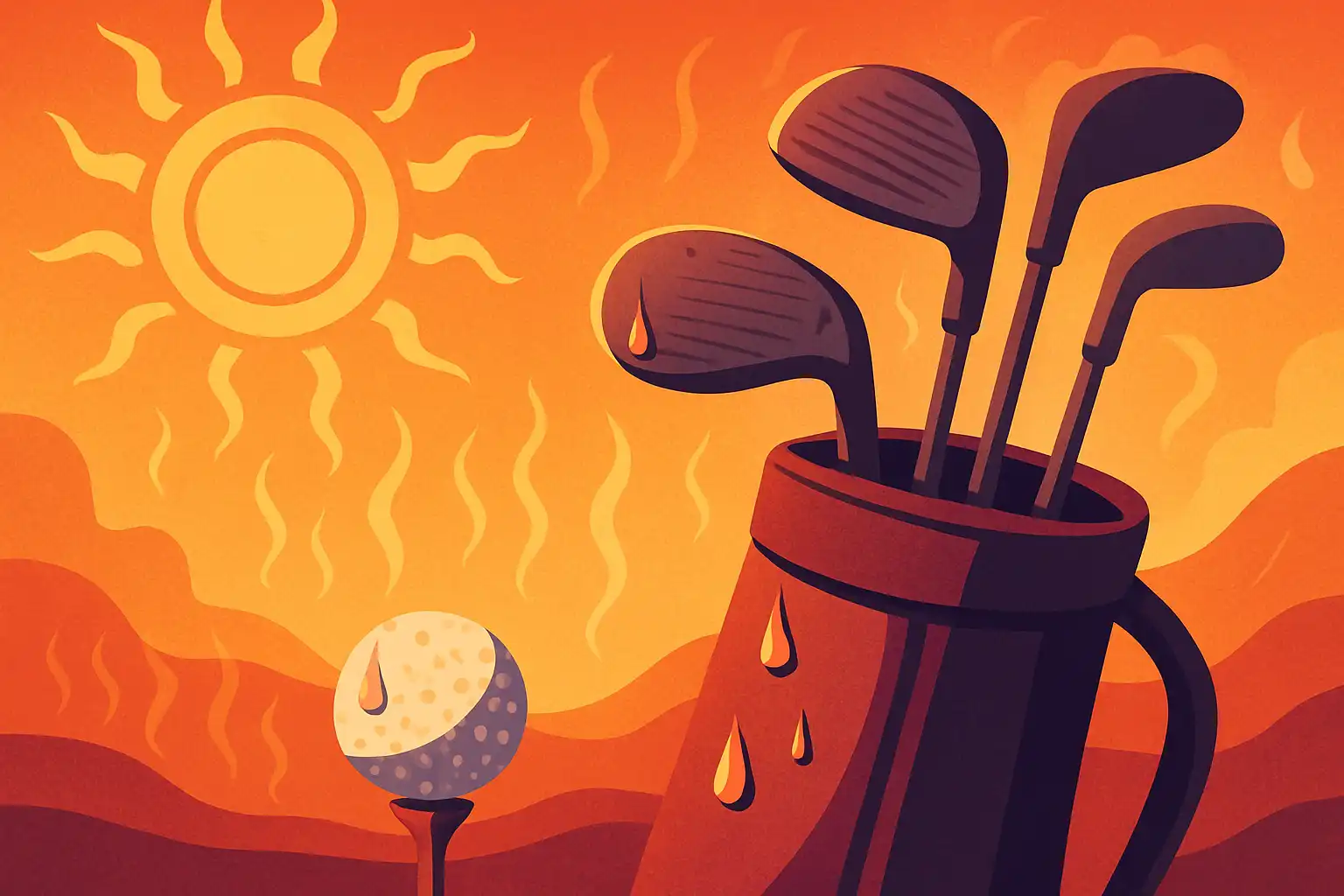 Hitte en je golfset: zo bescherm je clubs tegen extreme temperaturen en zweet