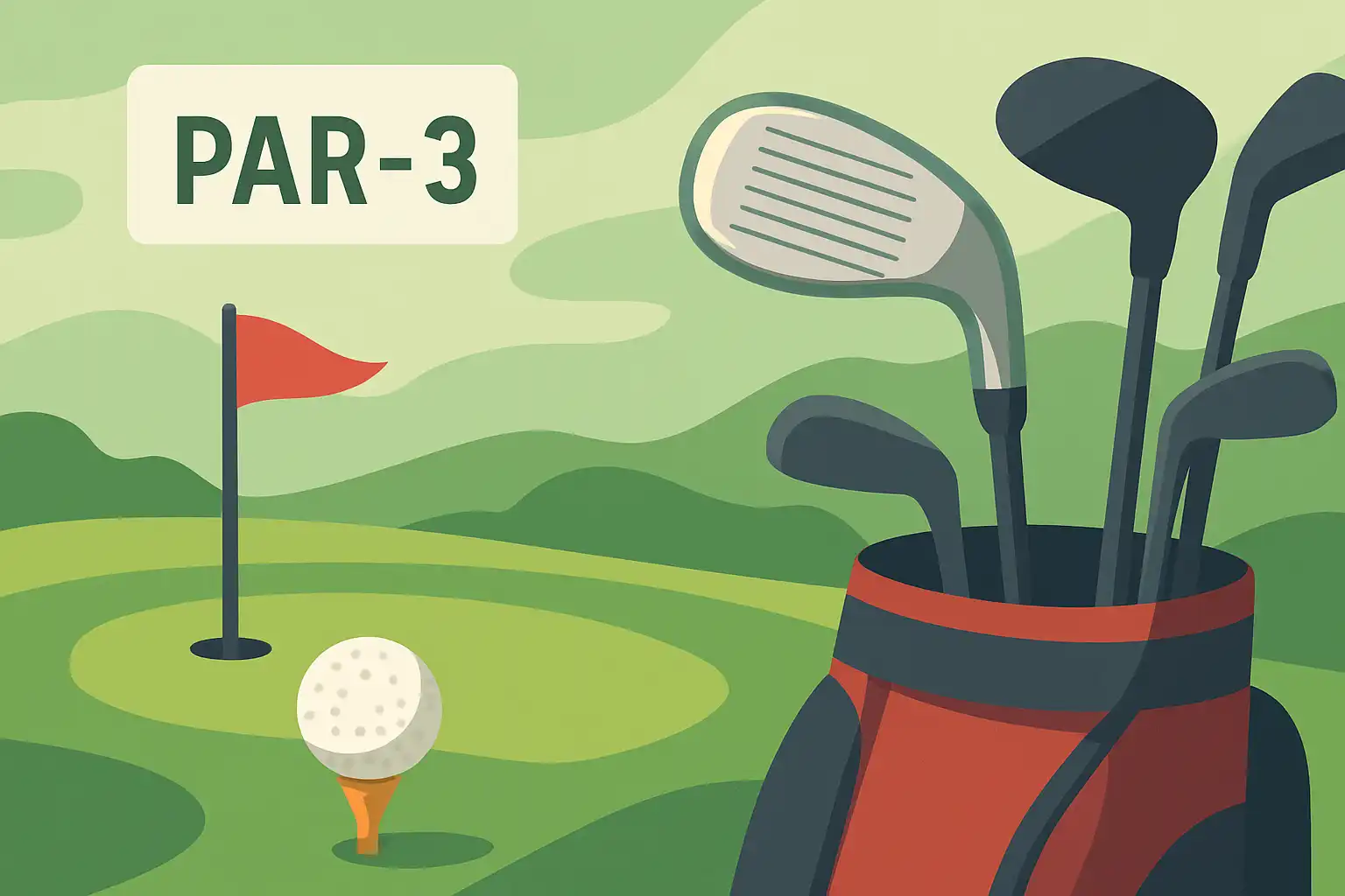 Hoe je golfset aanpassen voor een betere score op par-3 banen: strategische clubkeuzes voor korte holes