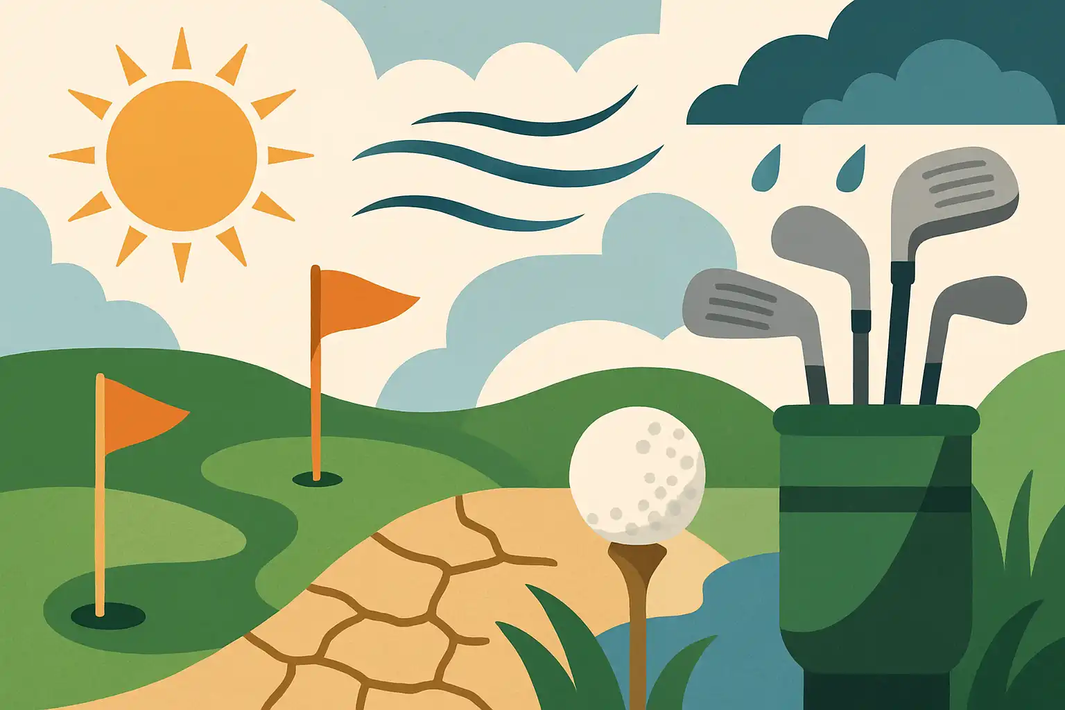 Hoe klimaatverandering jouw golfset-keuzes beïnvloedt: warmere winters, drogere fairways en wat je moet aanpassen
