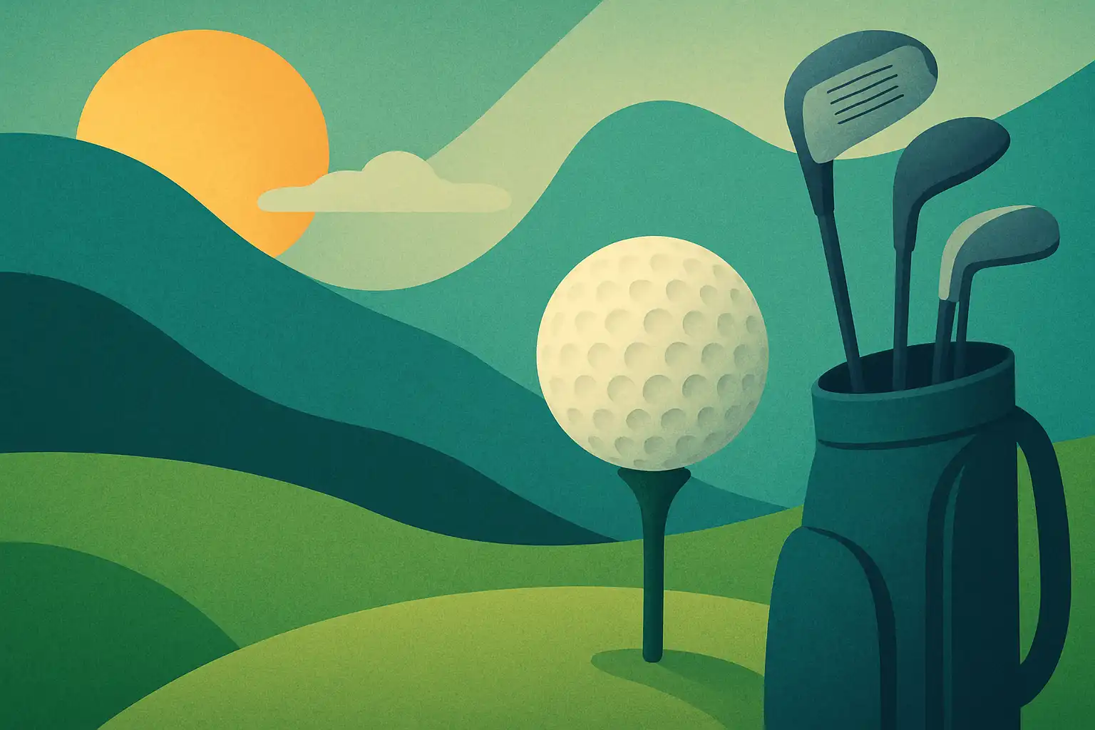 Kalm op de tee: hoe de juiste golfsetkeuze je zenuwen vermindert en je score verbetert