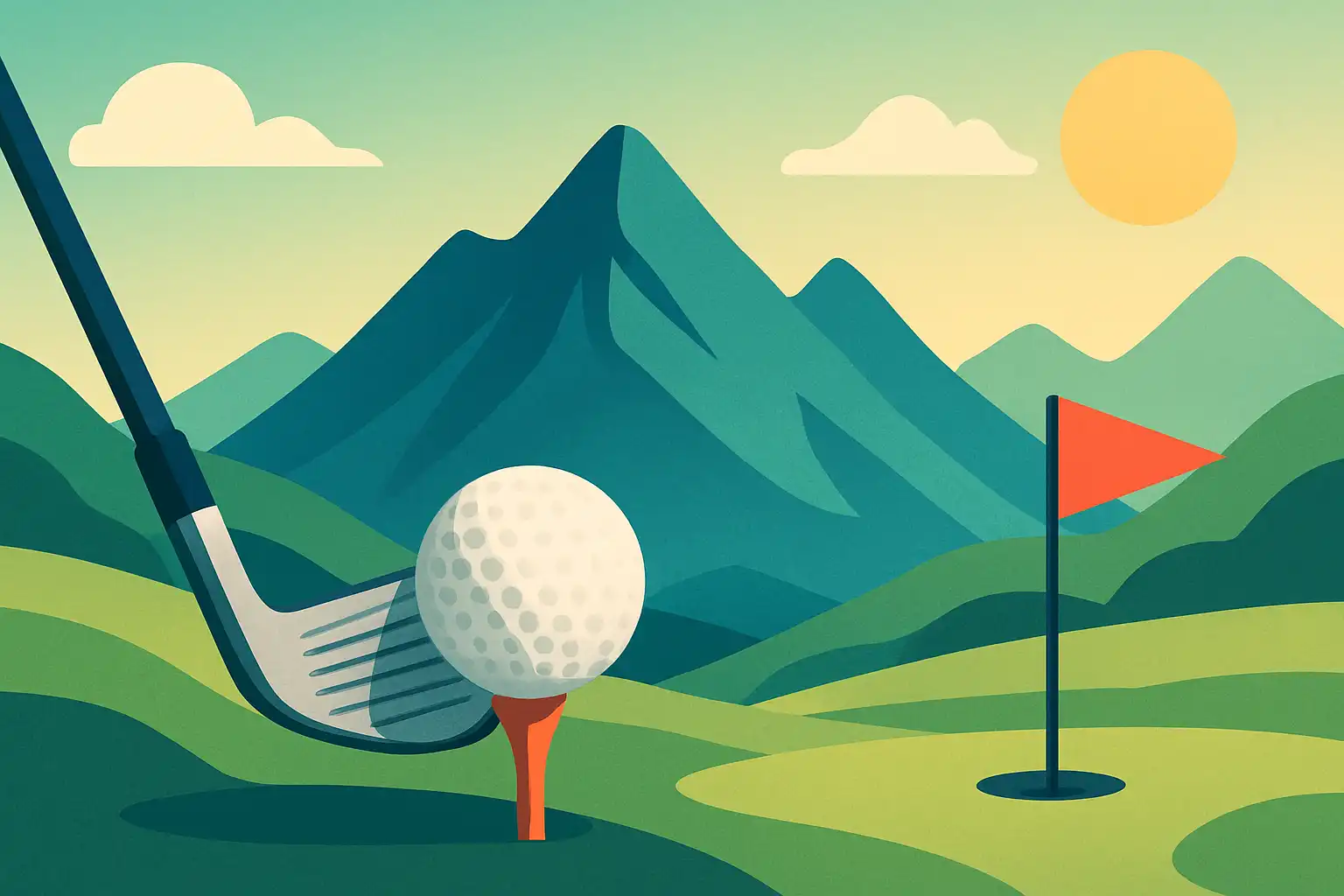 Speel hoger, sla verder: zo pas je je golfset aan voor hoge hoogte en bergbanen